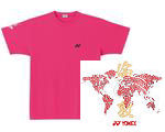 Yonex BWF World Champs Souvenir T - Womens Shine Pink