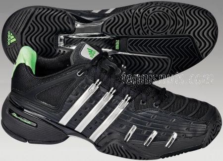 Adidas Mens Barricade (V) 5 Black/Lime