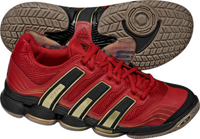 Adidas Men's Stabil 7 Squash Shoes Red/Black/Gold