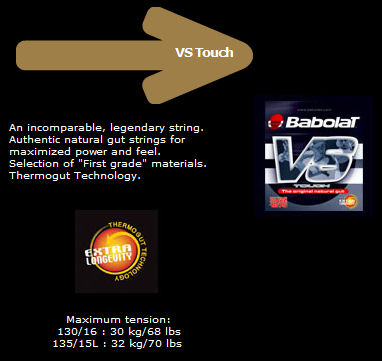 Babolat VS Touch Natural Gut 16g Tennis Strings
