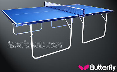 Butterfly Compact Indoor Table Tennis Table SET - Blue