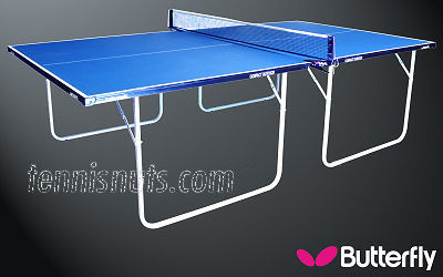 Butterfly Compact Outdoor Table Tennis Table SET - Blue