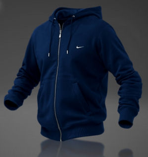 Nike Mens FZ Hoody Navy