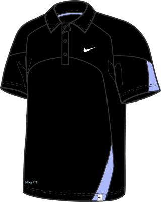 Nike Boys Tennis Classic Polo 04/08 Dark Navy/Lilac
