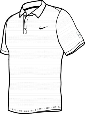 Nike Mens Dri-Fit Yarn Dyed Polyester Polo White