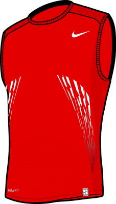 Nike Dri-Fit Power Sleeveless- Nadal Top Red