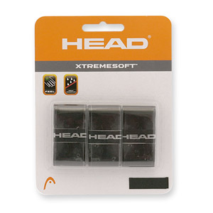 Head Xtreme Soft Overgrips Black (3 packs) (9 Over Grips)