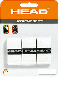 Head Xtreme Soft Overgrip White (3 packs) (9 Over Grips)