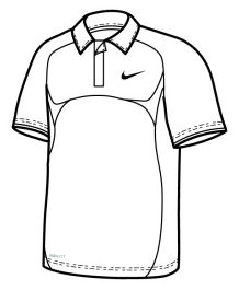 Nike Boys' Tennis Classic Polo  White/Black