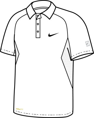 Nike Boys' Tennis Wimbledon Polo White/Navy
