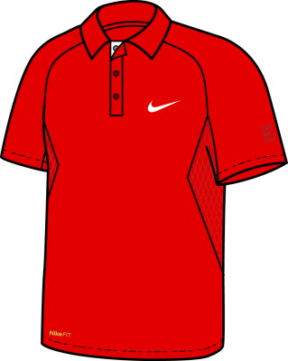 Nike Boys' Tennis Wimbledon Polo Comred/White
