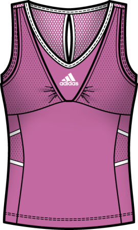 Adidas Women's Comp Top Pink