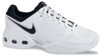 Nike Kids Air Max Breathe Cage II Tennis Shoes 08 White/Black