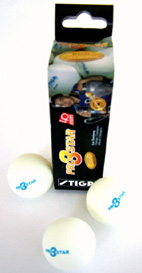 Stiga 3* Star Pro White Table Tennis Balls