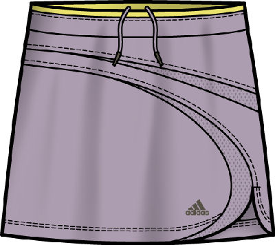 Adidas Women's Edge Skort Mauve