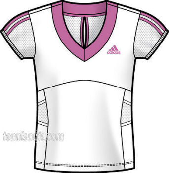 Adidas womens Comp capsleeve 08 - white/pink