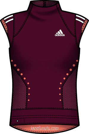 Adidas Womens Comp Capsleeve 0108 Cherry Wood