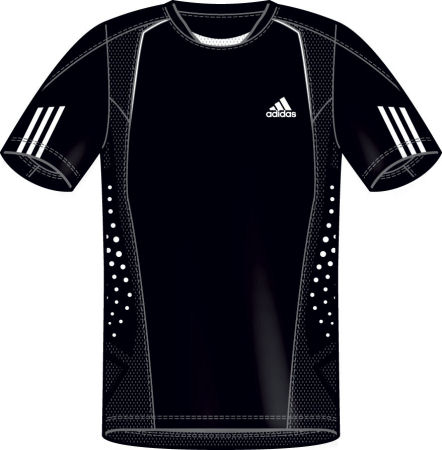 Adidas Mens Comp Tee 03/08 Black/White
