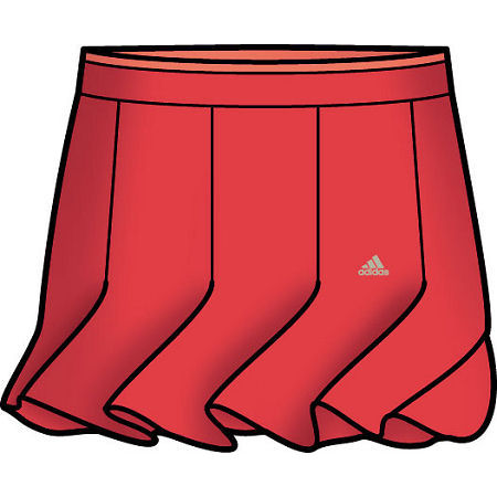 Adidas Womens Edge Skort 02/08 Red