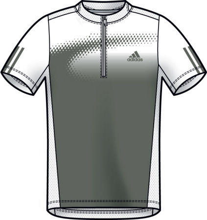 Adidas Mens Edge Theme Polo 03/08 Grey