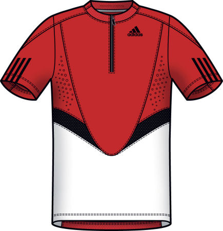 Adidas Mens Comp Theme Polo 03/08 Red
