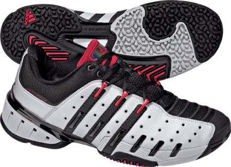 Adidas Mens Barricade 4 IV OC  White/Black Tennis Shoes