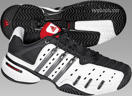 Adidas Mens Barricade V - 01/08 Black/White/Silver