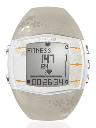 Polar FT40F Training Watch/ Heart Rate Monitor- Platinum