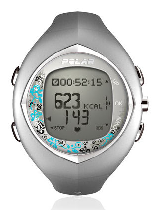 Polar F7F Training Watch/ Heart Rate Monitor- Silver