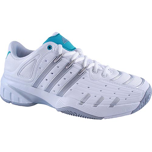 Adidas Womens Tirand 3 Tennis Shoes 03/08 White/Cyan