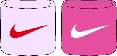 Nike Wristbands Regular Pink, Dark Pink