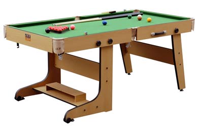 J & R 6' Snooker Table Green