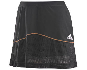 Adidas girls comp skort black/gold 07