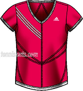 Adidas Girls Response CT Tee Red