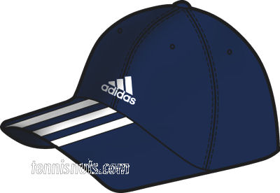 Adidas Mens 3s Basic Tennis Cap Dark Navy/White