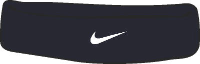 Nike swoosh headband - navy
