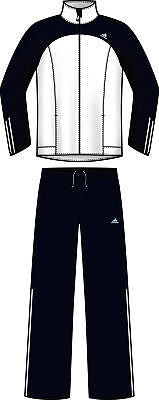 Adidas Mens Response Tracksuit White Blue 2006