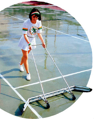 Dry Court Tennis Ball Sweeper