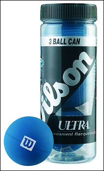 Wilson Ultra Racquetball Balls - 3 Balls Per Tube