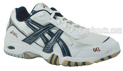 Asics Gel Tactic Indoor Trainers White/Blue 06 (rrp �54.99)