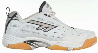 Hi-Tec Comet Squash Shoes White/Navy/Silver