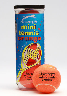 Slazenger mini orange tennis balls