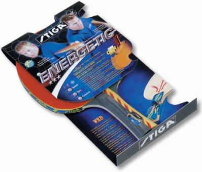 Stiga Energetic Table Tennis Bat (rrp �40)