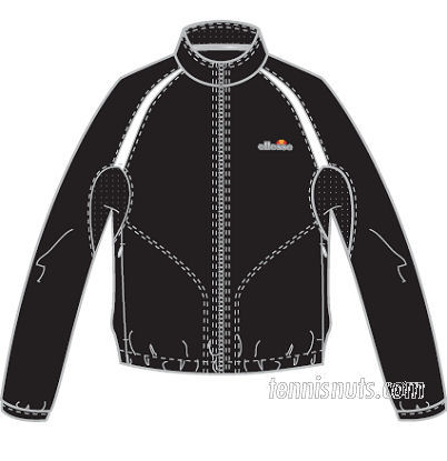 Ellesse Mago warm up jacket - black