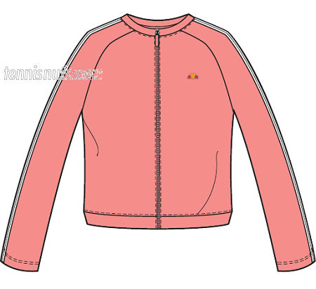 Ellesse womens Faro zip warm-up jacket