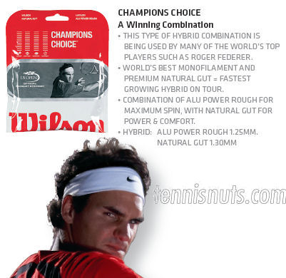 Wilson Champions choice hybrid strings
