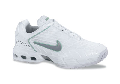 Nike womens Air breathe 3-white/silver/mint