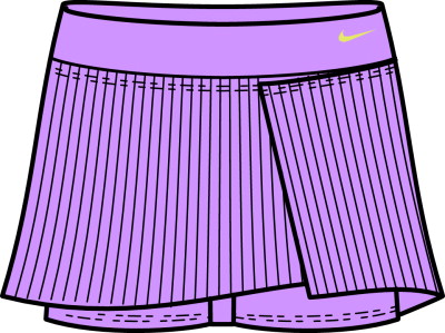 Nike Women's Continental Athelete Skirt Violet (rrp �30)
