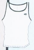 Gijima tank white/black