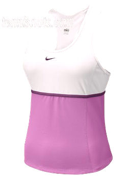 Nike Women's Power O UK Tank White/Rose (rrp �30)
